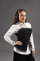 Embellished Crystal Corset