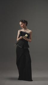 Embellished Crystal Corset