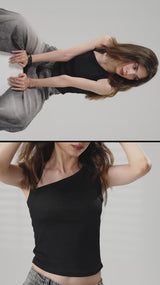 Ribbed Asymmetric Top